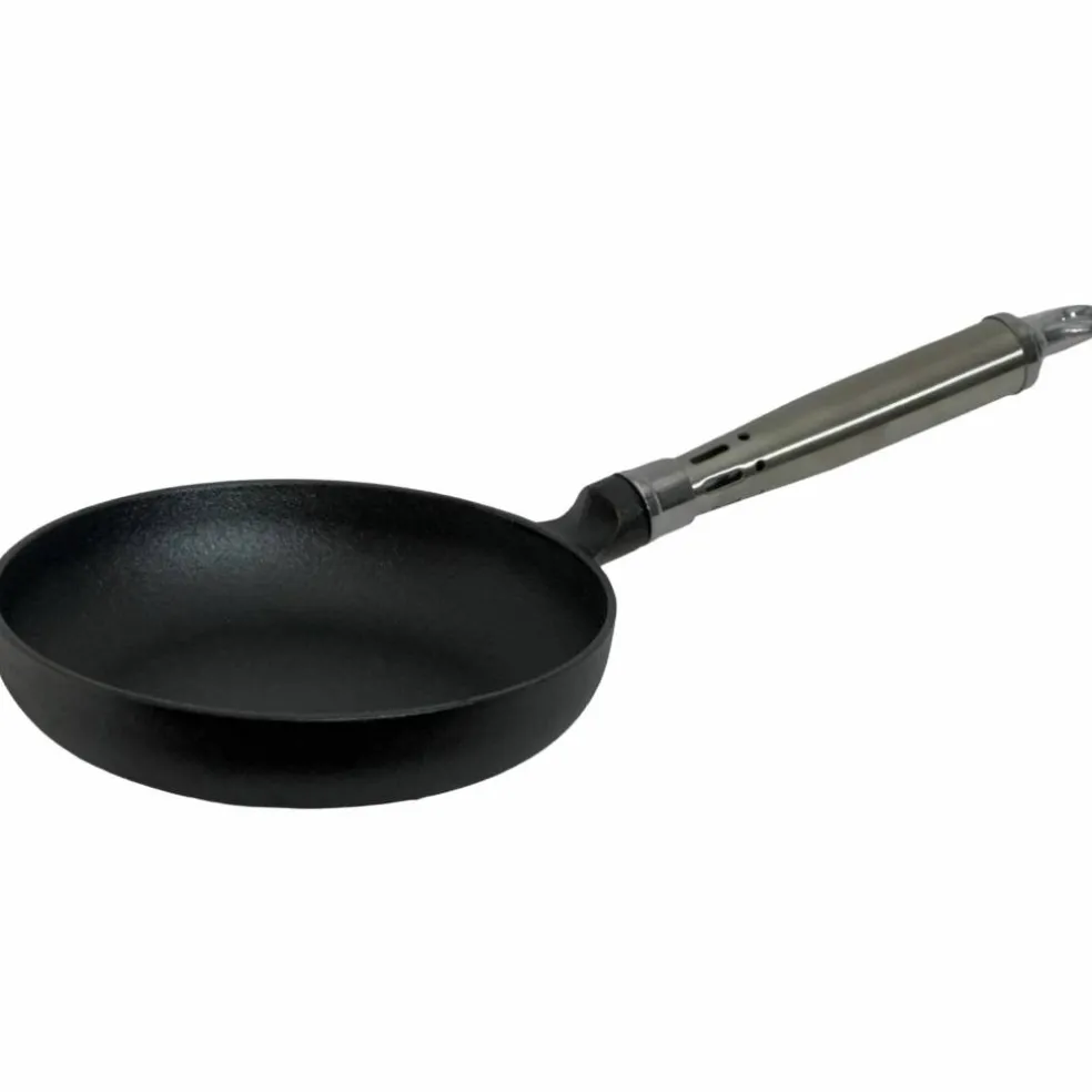 Maestro støpejernsstekepanne med rund kant, 20 cm