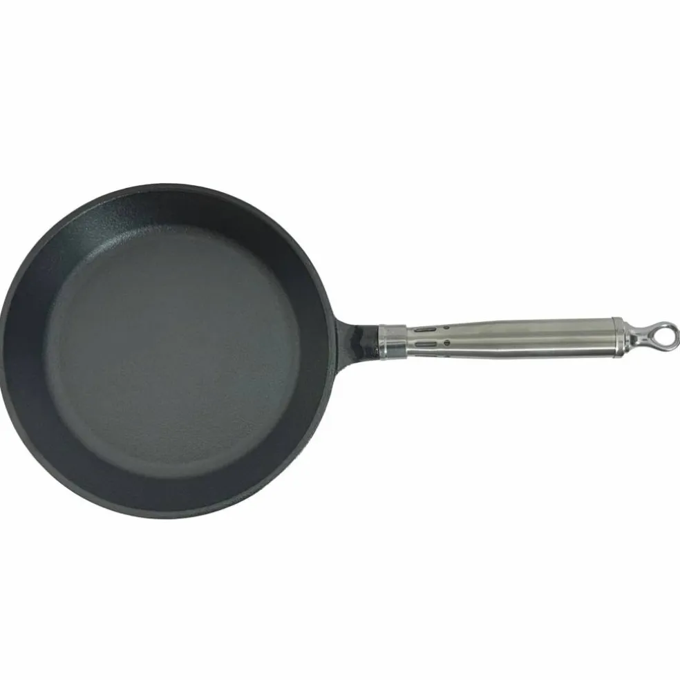 Maestro støpejernsstekepanne med rund kant, 20 cm
