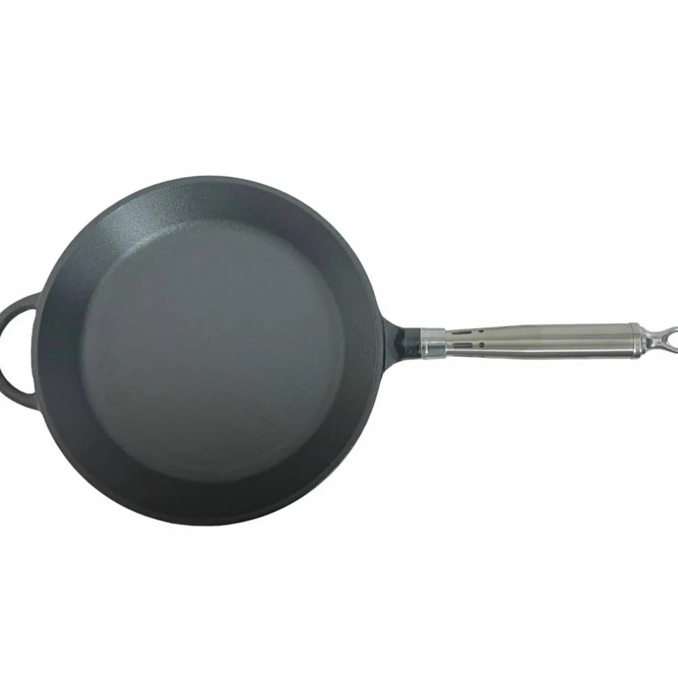 Maestro støpejernsstekepanne med rund kant, 20 cm