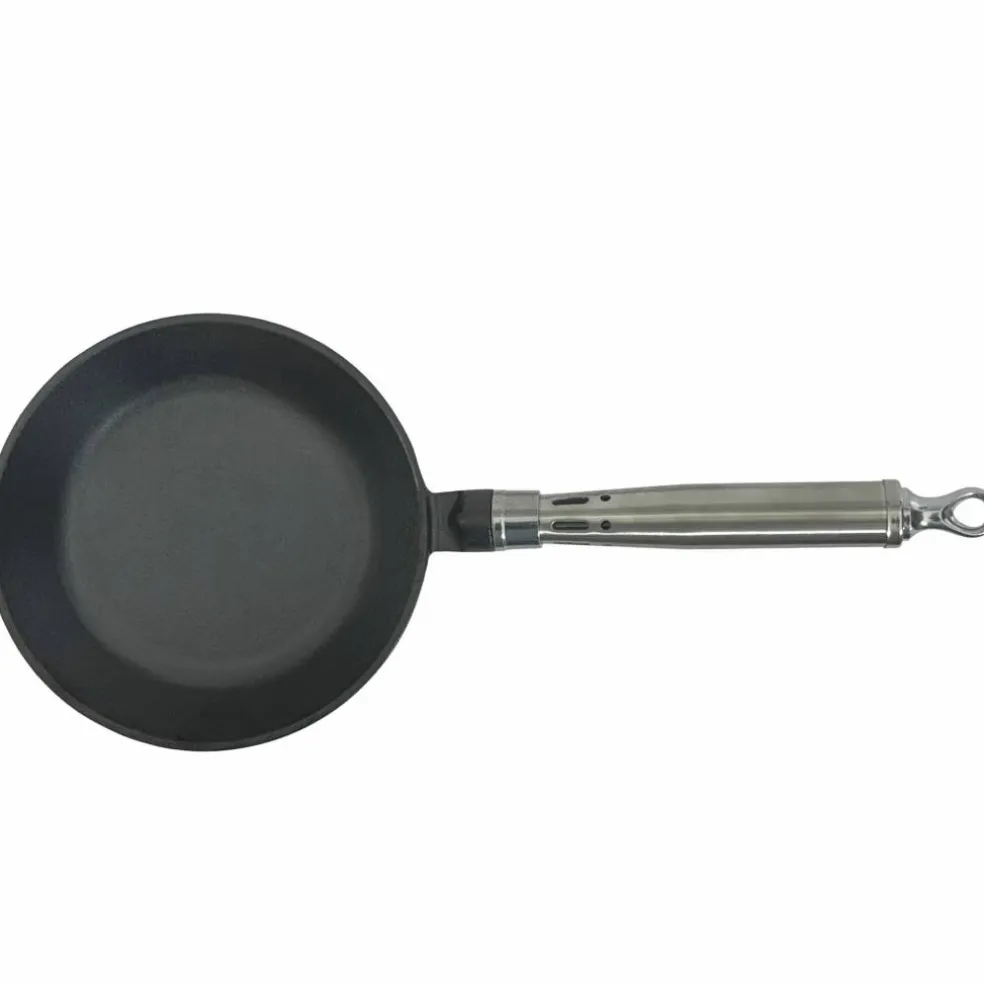 Maestro støpejernstekepanne med rund kant, 28 cm