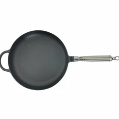 Maestro støpejernstekepanne med rund kant, 28 cm