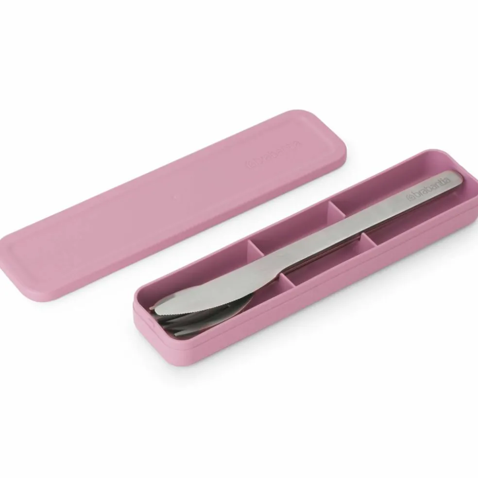 Make & Take bestikksett 3 deler, lilac pink