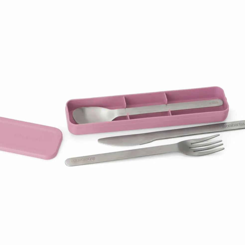 Make & Take bestikksett 3 deler, lilac pink