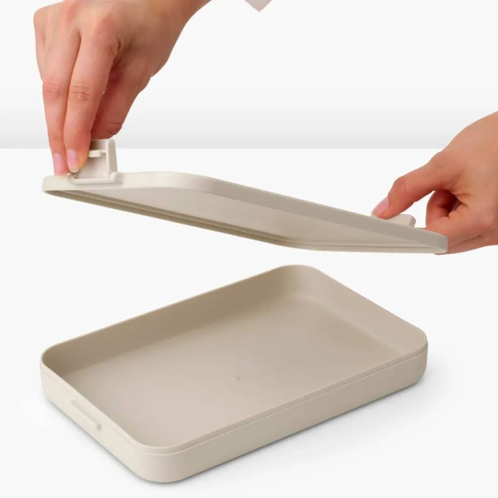 Make & Take matboks flat, soft beige