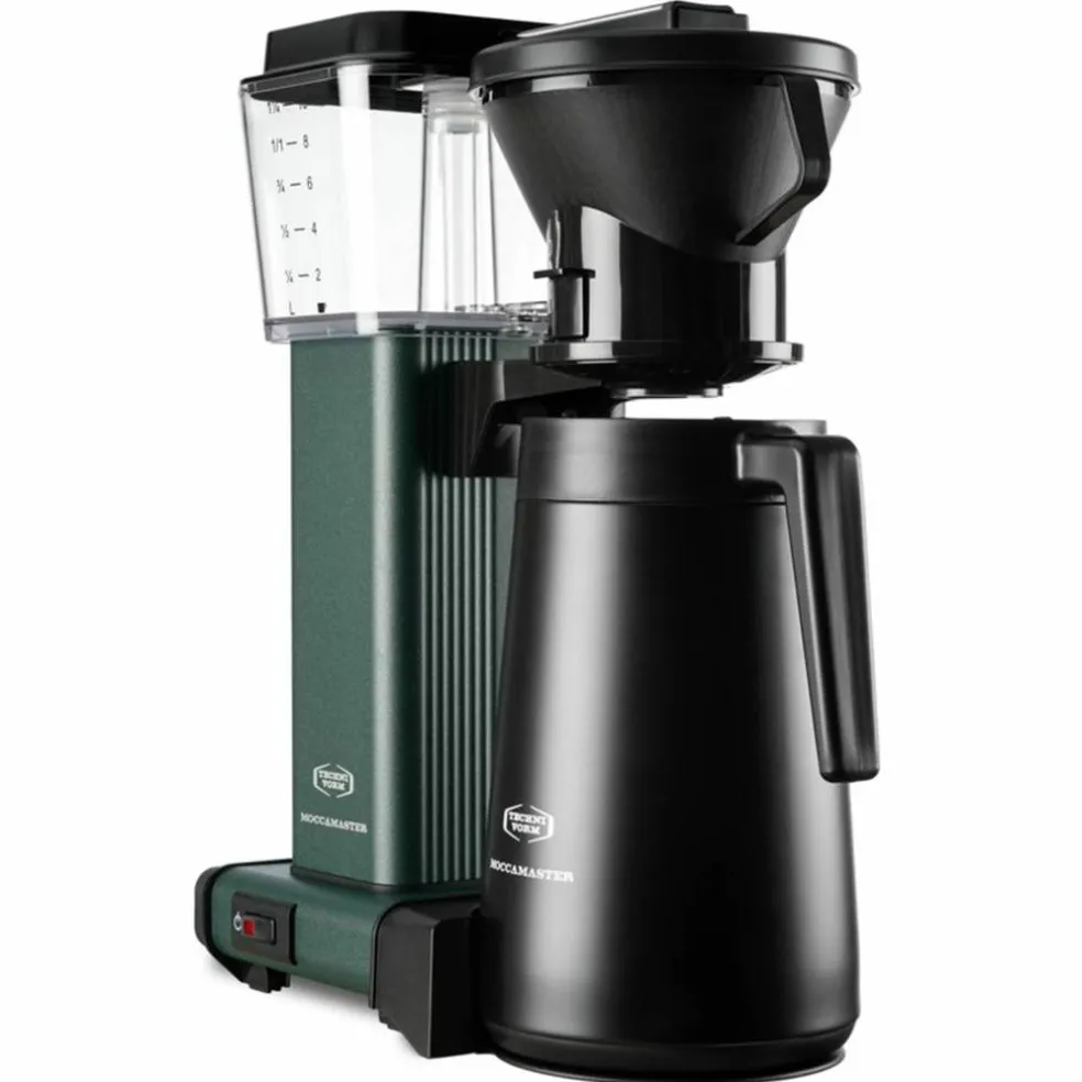 Manual Thermo kaffetrakter, forest green