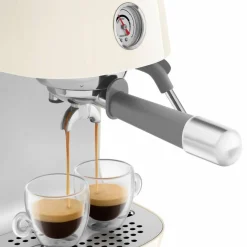 Manuell espressomaskin med Cold Brew, svart
