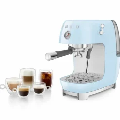 Manuell espressomaskin med Cold Brew, pastellgrønn