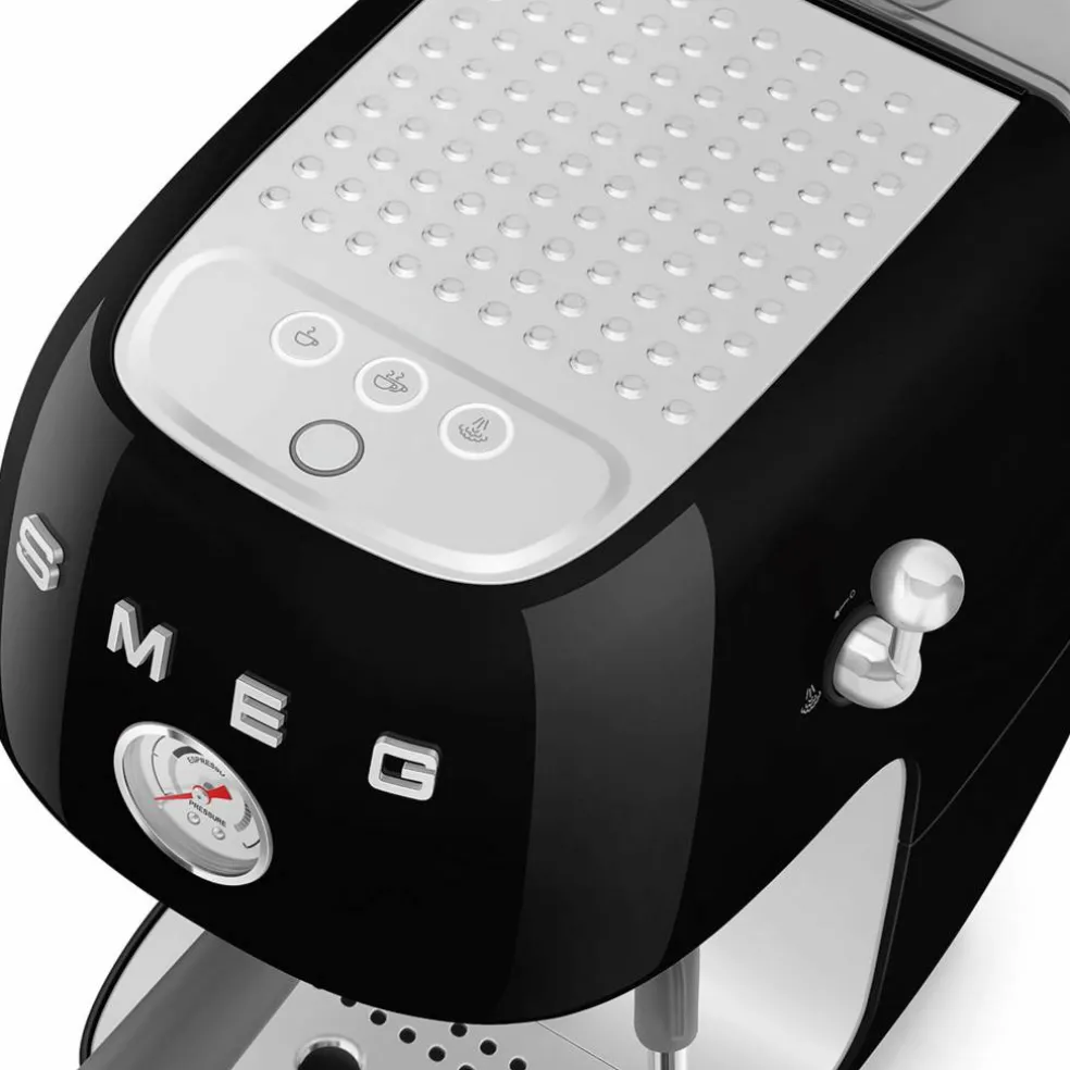 Manuell espressomaskin med Cold Brew, hvit