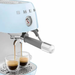 Manuell espressomaskin med Cold Brew, rød