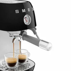 Manuell espressomaskin med Cold Brew, pastellblå