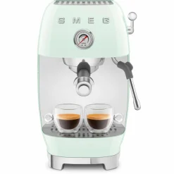 Manuell espressomaskin med Cold Brew, pastellblå
