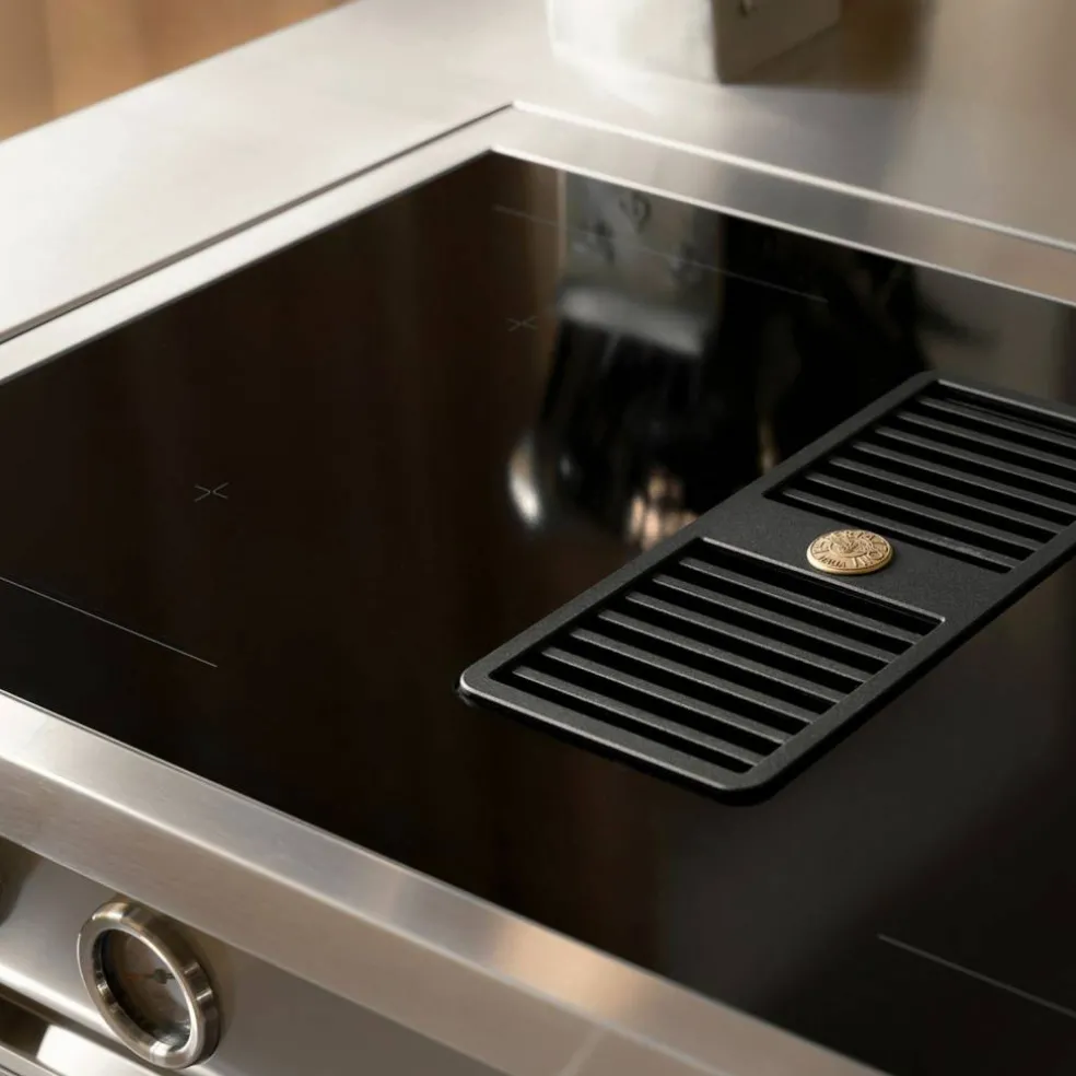 MASCH94I1EXT Master induksjonskomfyr med integrert ventilator, rustfritt stål