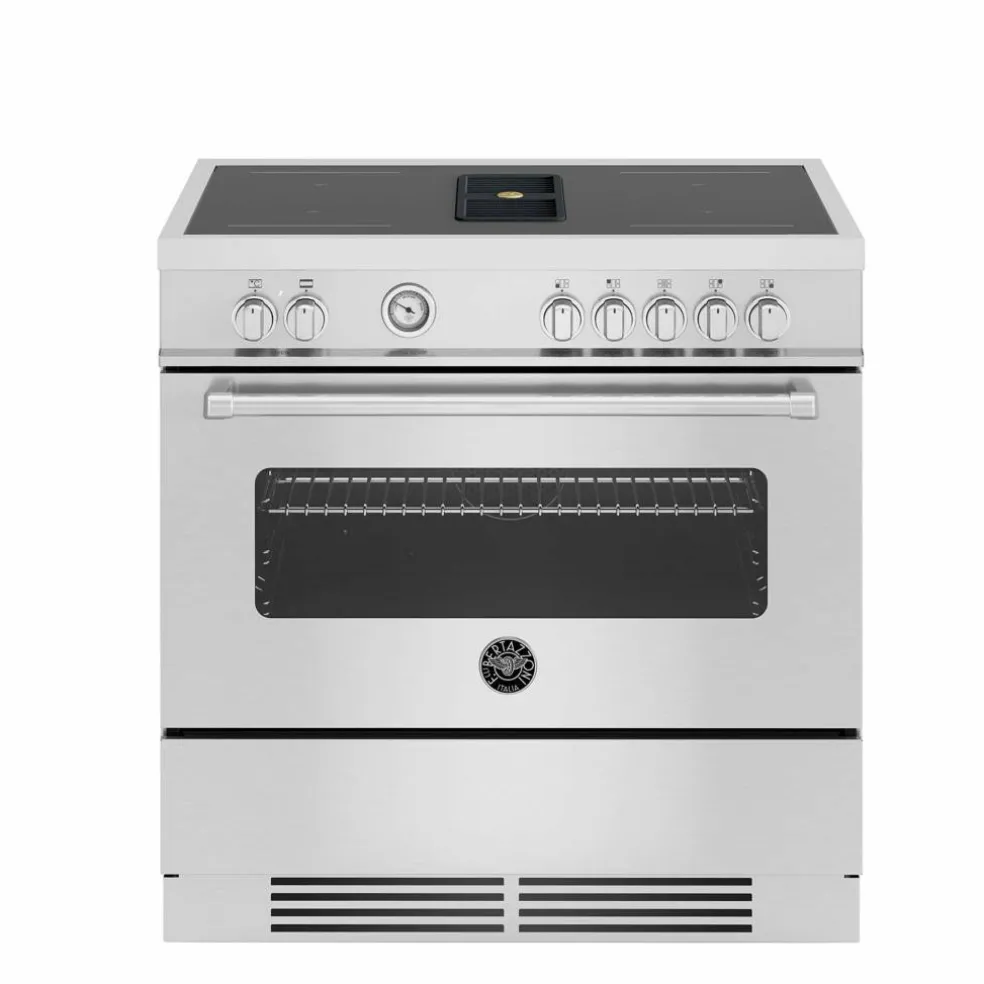 MASCH94I1EXT Master induksjonskomfyr med integrert ventilator, rustfritt stål