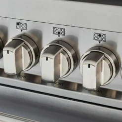 MAS105I2EXT Master Induksjonskomfyr med dobbelovn 100 cm, Rustfritt Stål