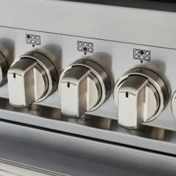 MAS95I1EXT2 Master induksjonskomfyr 90 cm med 5 soner og 1 ovn, rustfritt stål