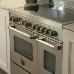 MAS95I2EXT Master Induksjonskomfyr med dobbelovn 90 cm, Rustfritt Stål