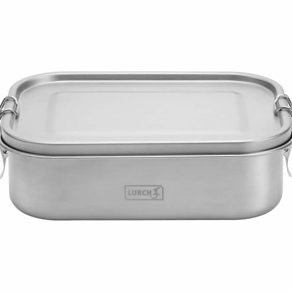 Matboks med snap‑lokk 800 ml, rustfritt stål