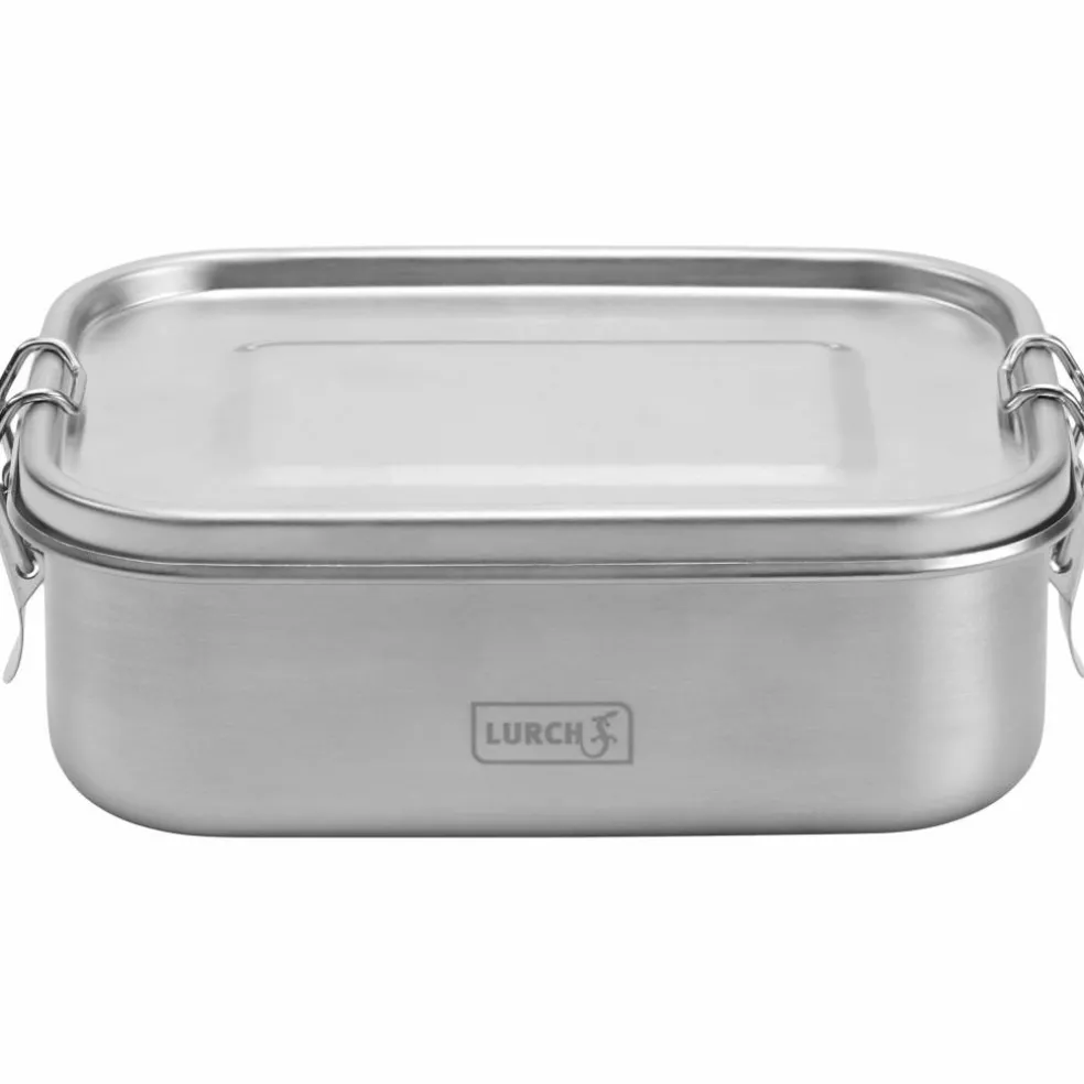 Matboks med snap‑lokk 1400 ml, rustfritt stål