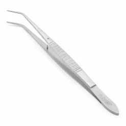 Matpinsett med buet spiss 16 cm, rustfritt stål