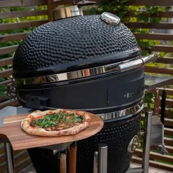 Maxi Gen 2 kamadogrill med Grillmesterens rotisseri, svart