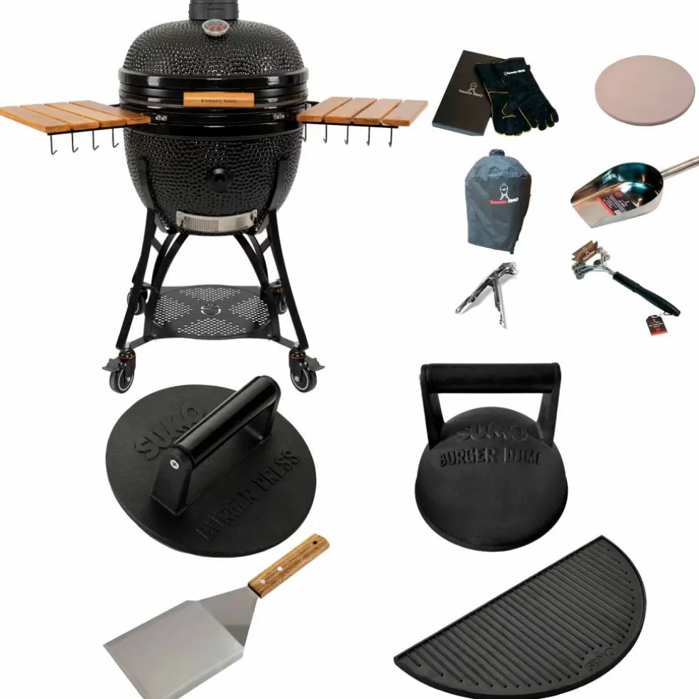 Maxi Gen 2 kamadogrill med smashpakke, grønn