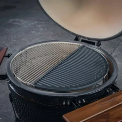 Maxi kullgrill, grønn + grillmesterens rotisserie og pizzaovn