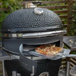 Maxi kullgrill, grønn + grillmesterens rotisserie og pizzaovn