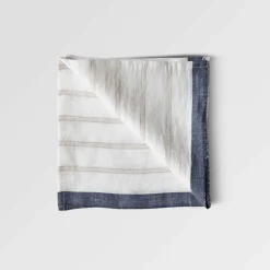 Maya serviett 50x50 cm, natural stripe
