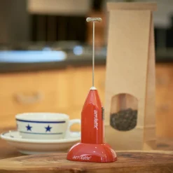 Melkeskummer med holder, svart
