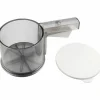 Melsikt 10,5 cm, hvit