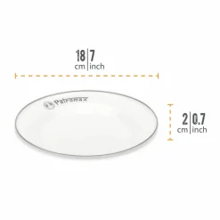 Middagstallerken 26 cm hvit, 2-pakning