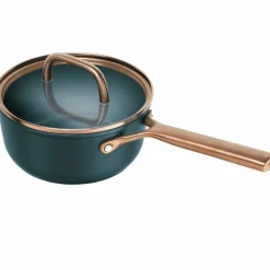 Milano kasserolle med glasslokk 18 cm, svart