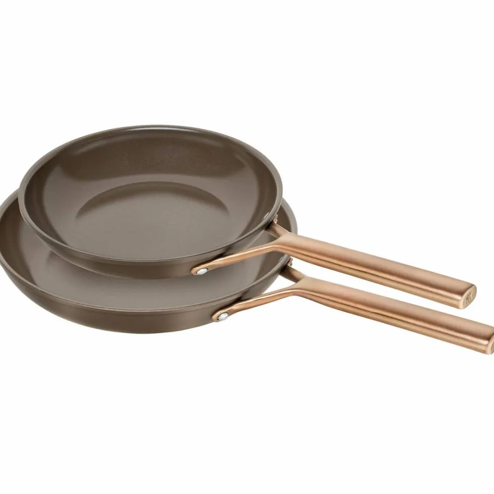 Milano stekepannesett 24 & 28 cm, dypblå
