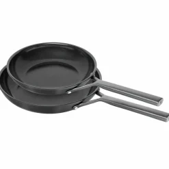 Milano stekepannesett 24 & 28 cm, svart