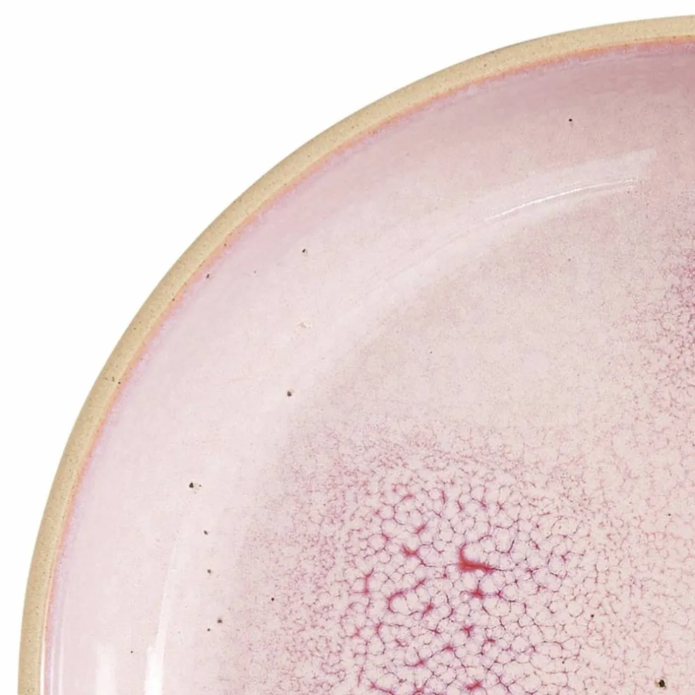 Minerals lav skål 22 cm 4-pakning, rose quartz