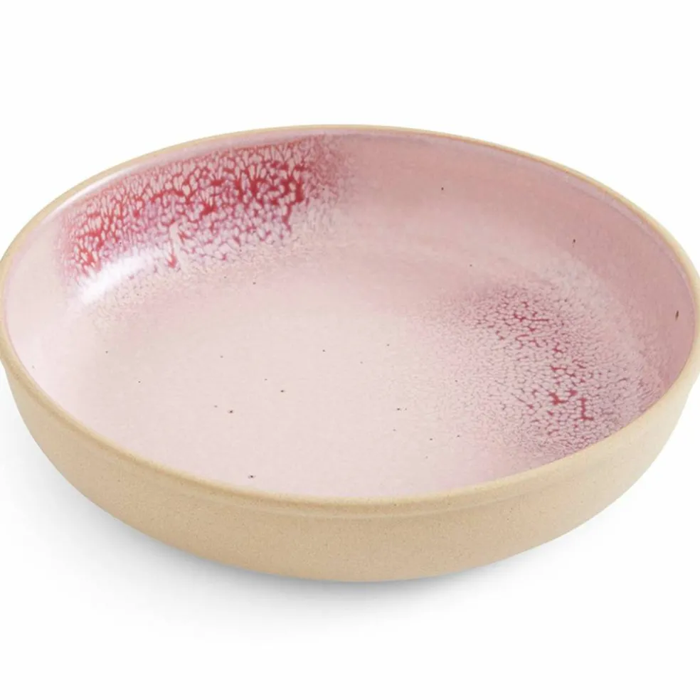 Minerals lav skål 22 cm 4-pakning, rose quartz