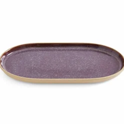 Minerals serveringsfat medium 30,5x16 cm, amethyst