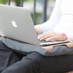 Mini Laptray brett Valnød/Grå