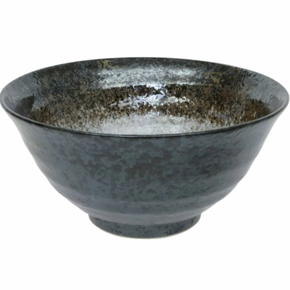 Minoyaki ramenskål, bronze matt
