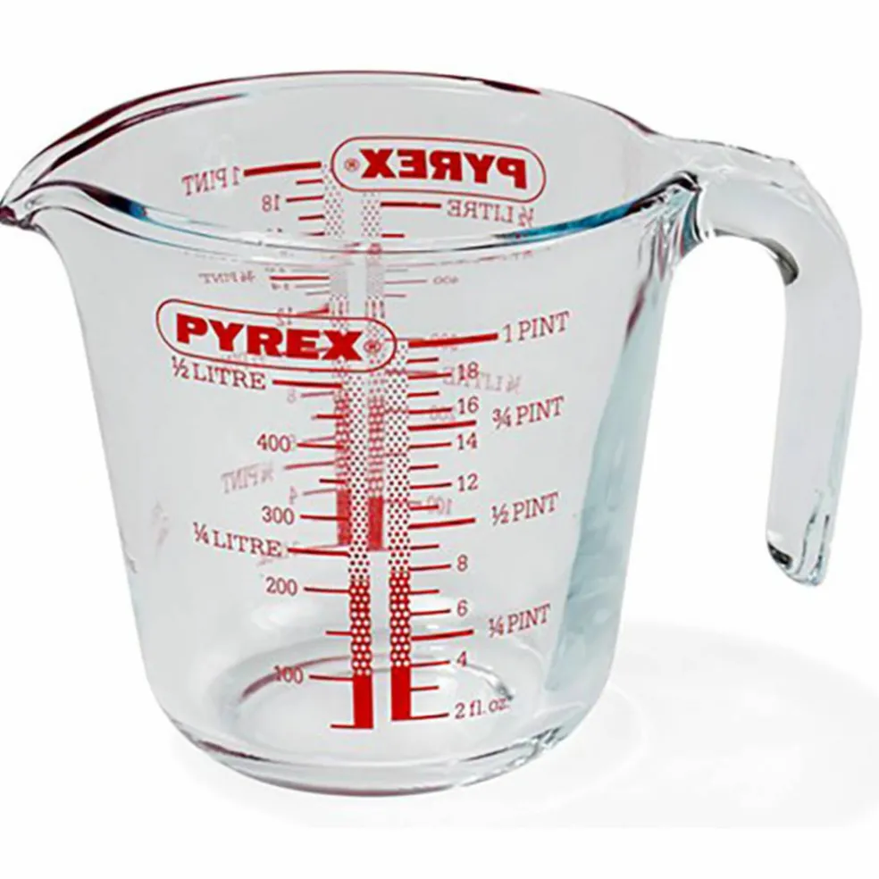 Målebeger i glass 0,25 liter