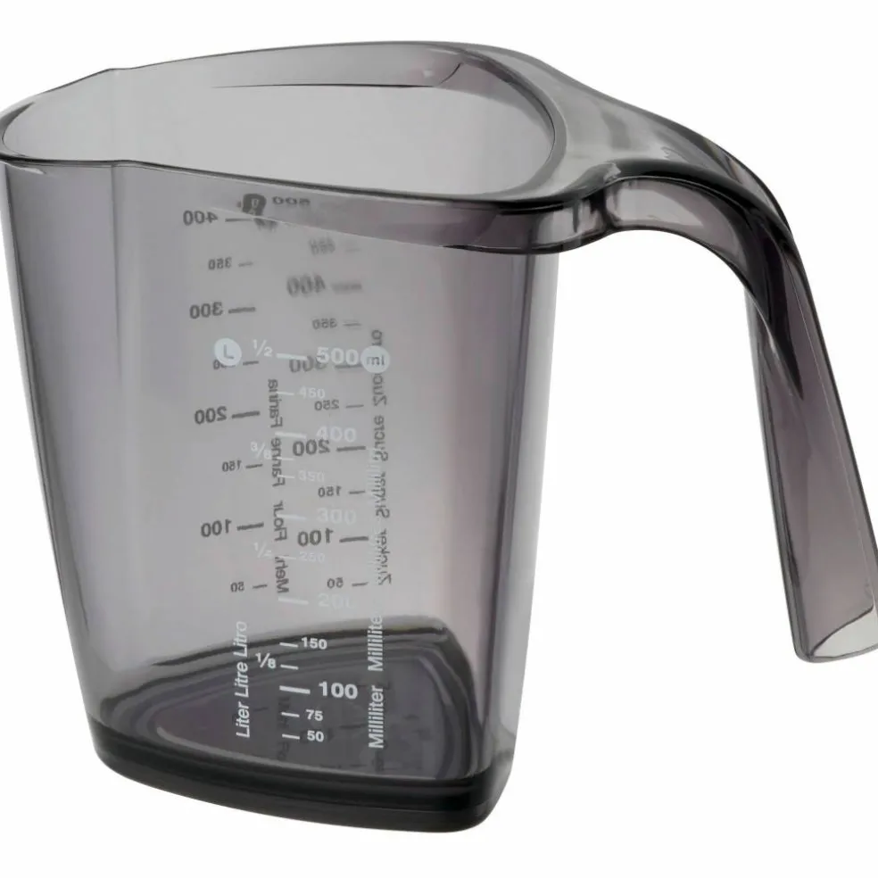 Målekanne 0,5 liter, grå