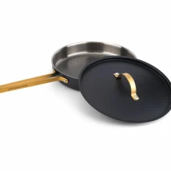 Modell X traktørpanne, matt svart