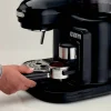 Moderna Espressomaskin med kaffekvern, sort