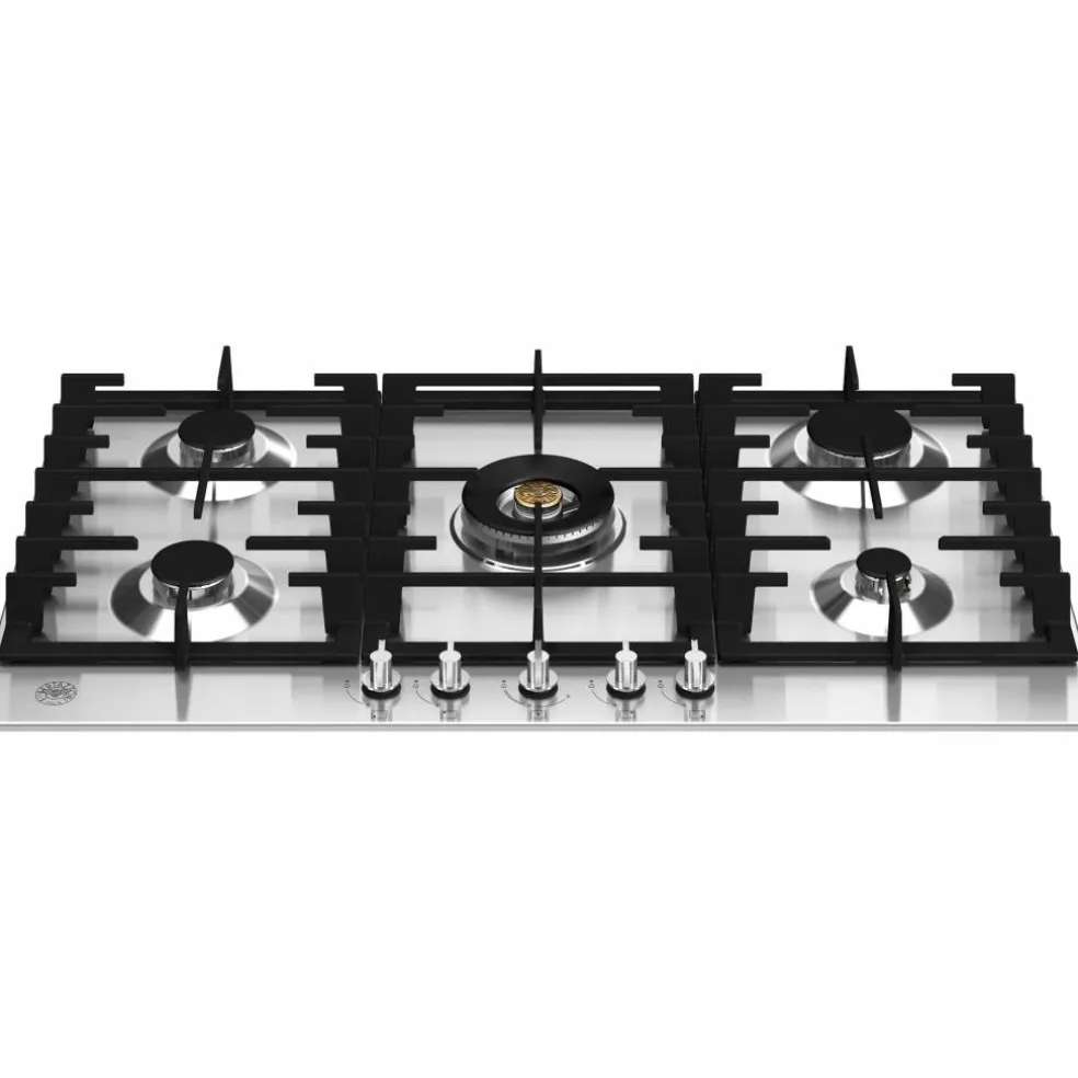 Modern P905CMODNE 5-bluss gasskokeplate 90 cm, matt svart