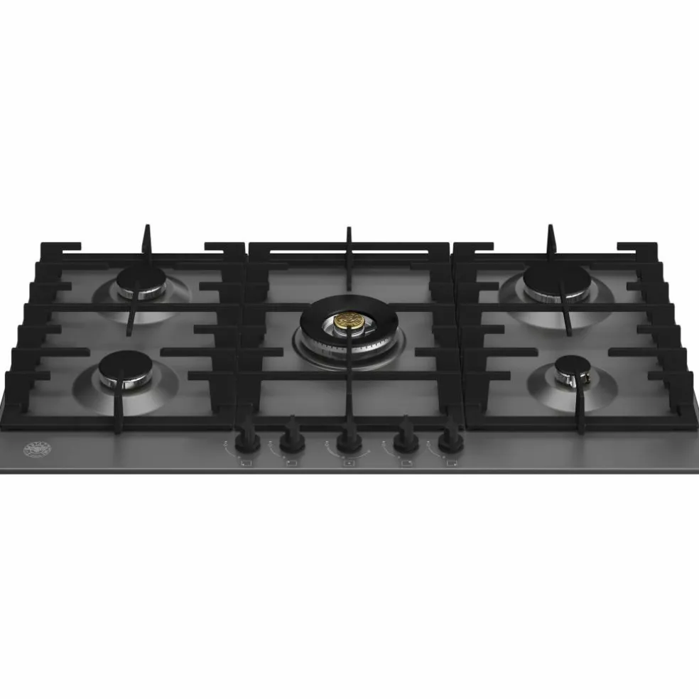 Modern P905CMODX gasskokeplate 5-bluss 90 cm, rustfritt stål
