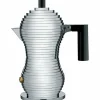 Mokabrygger Aluminium/Svart Small 7 cl