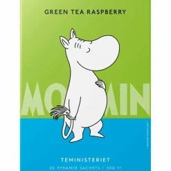 Moomin grønn te, bringebær
