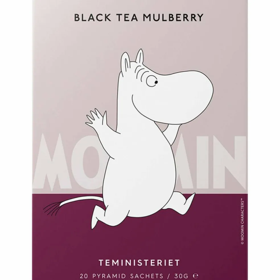 Moomin svart te, mullbær