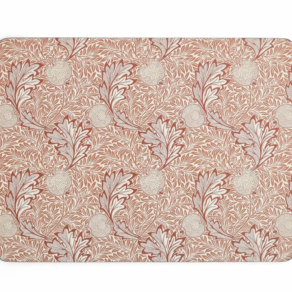 Morris & Co Seaweed bordbrikker 40x30 cm 4-pakning, grønn