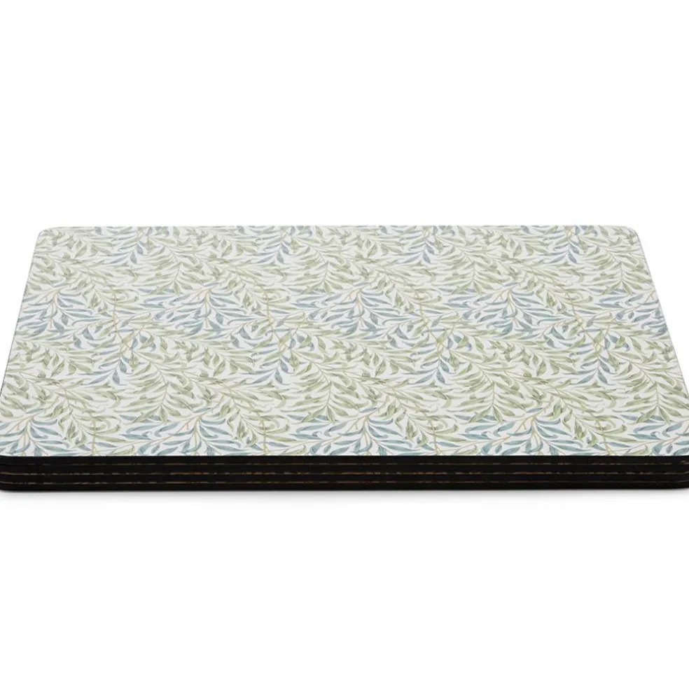 Morris & Co Seaweed bordbrikker 40x30 cm 4-pakning, grønn